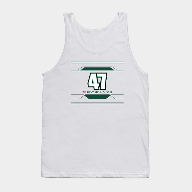 Ricky Stenhouse Jr #47 2023 NASCAR Design Tank Top by AR Designs 